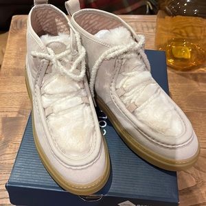 Cole Haan booties with fur
